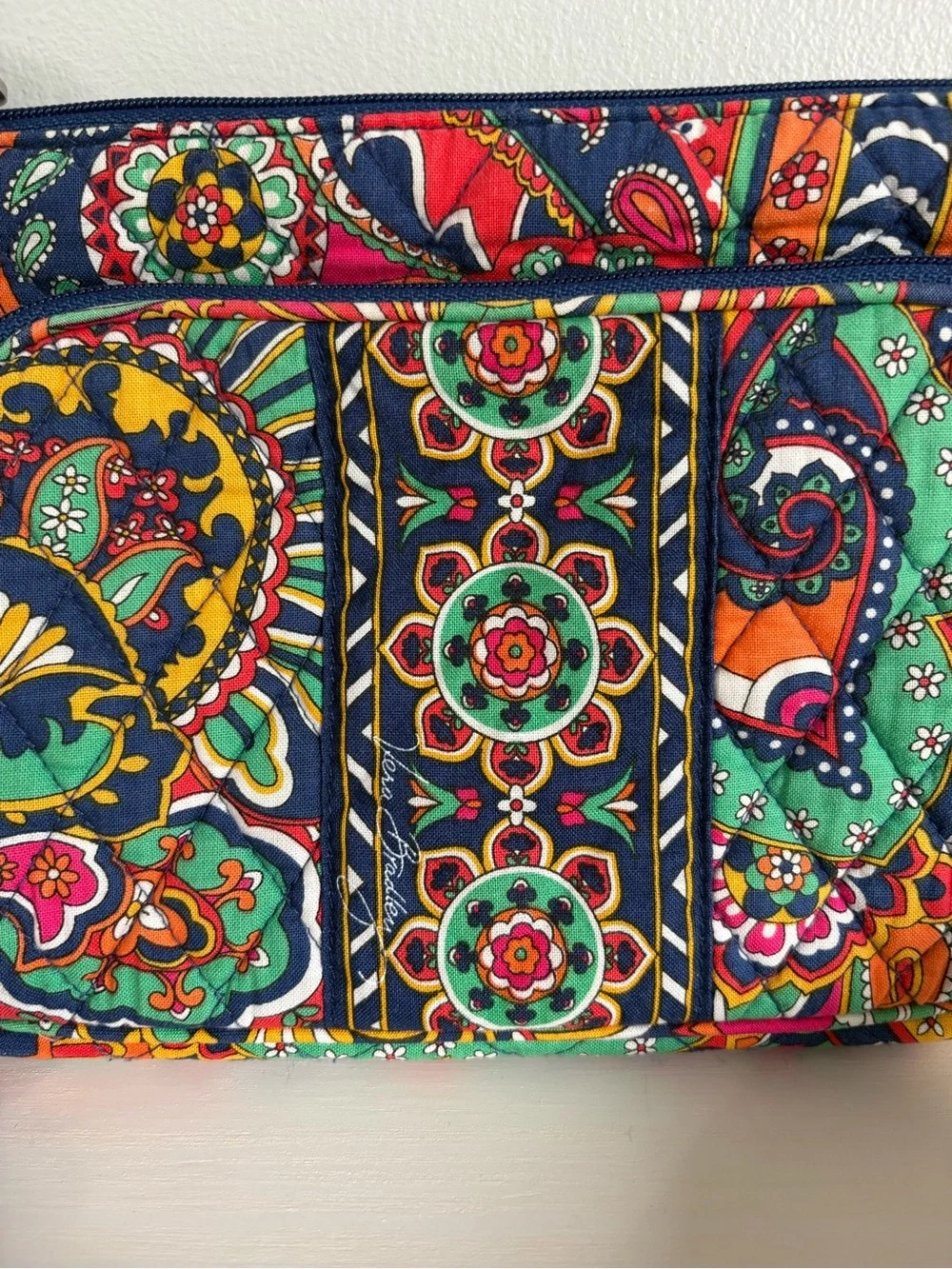 Vera Bradley Retired Venetian Paisley Clare Quilted Cotton Crossbody Bag Y2K
